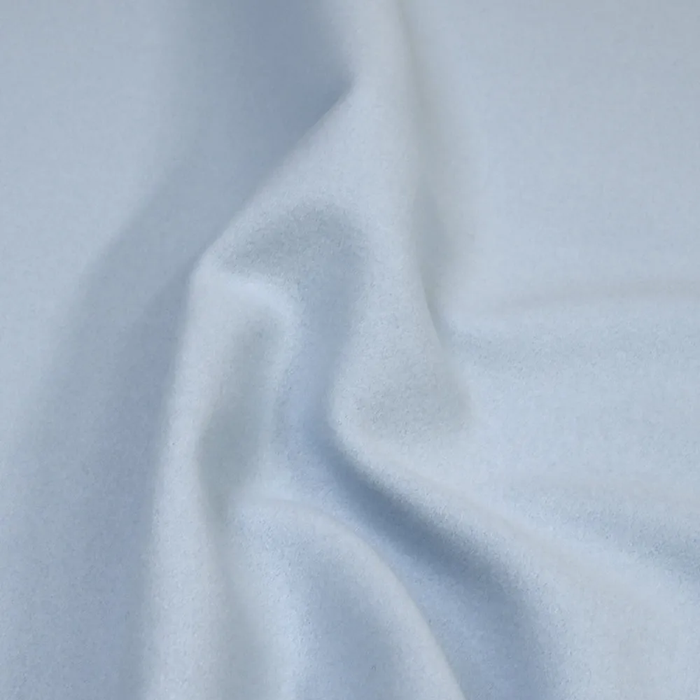100% cachemire double face bleu layette au mètre