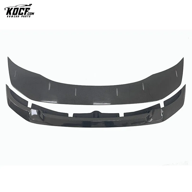2PCS/SET GTS style carbon fiber front bumper lip splitter for BMW F80 M3 F82 M4 15-19