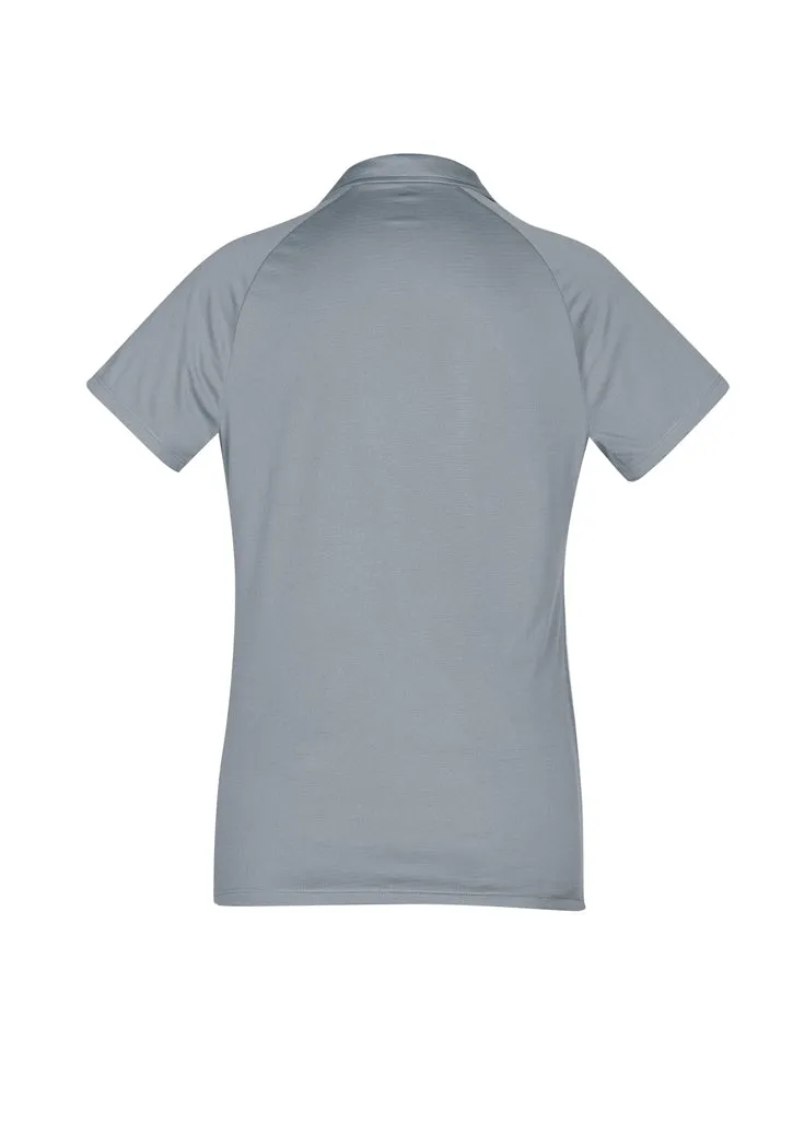 Academy Ladies Polo - Silver/Charcoal - 10 - Biz Collection