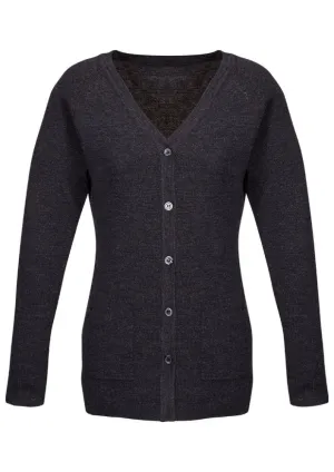 Advatex Ladies Varesa Cardigan - Charcoal - Large - Biz Collection