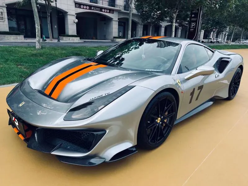 Aero Republic 1:1 Pista Style Side Skirts for Ferrari 488 GTB & Spider Carbon Fiber / FRP