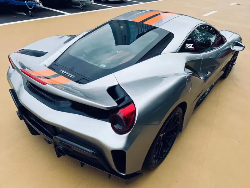 Aero Republic 1:1 Pista Style Side Skirts for Ferrari 488 GTB & Spider Carbon Fiber / FRP