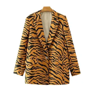 ANIMAL PRINT BLAZER