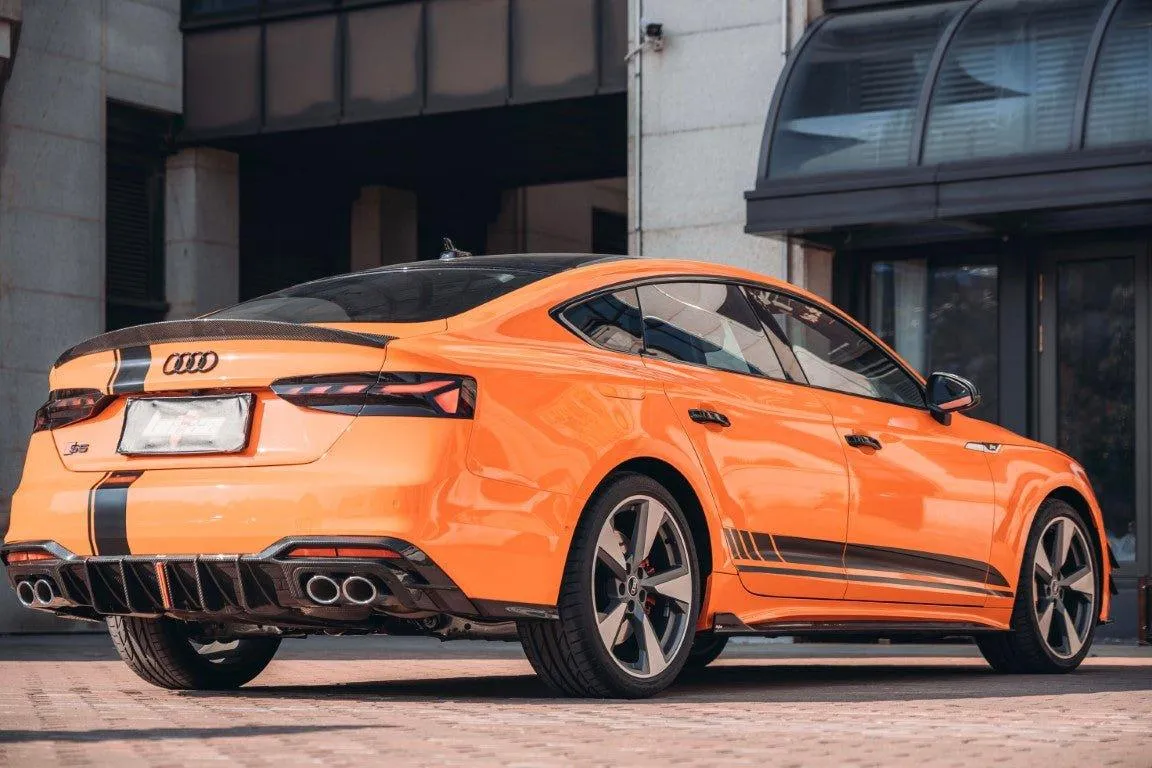 BCTXE Tuning V1 Side Skirts for Audi S5 A5 B9.5 2020-ON Pre-preg Carbon Fiber