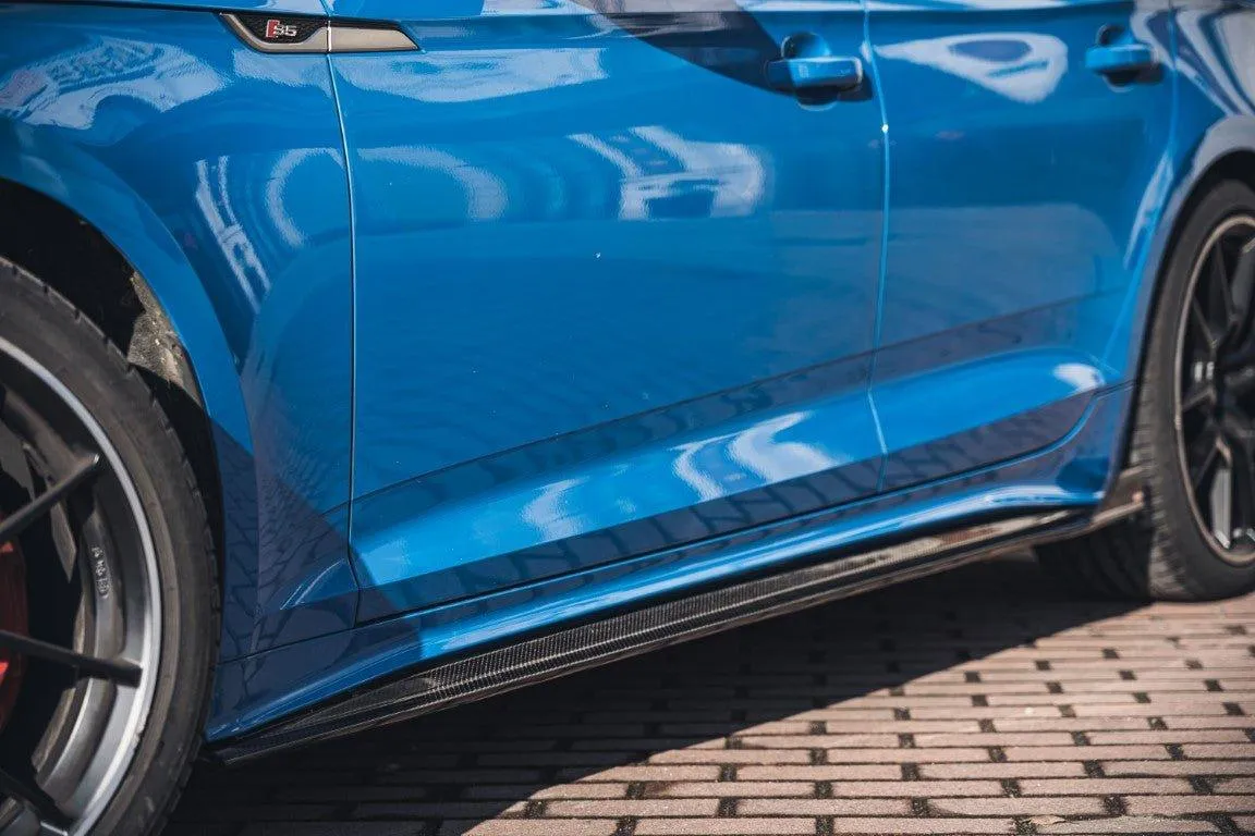 BCTXE Tuning V1 Side Skirts for Audi S5 A5 B9.5 2020-ON Pre-preg Carbon Fiber