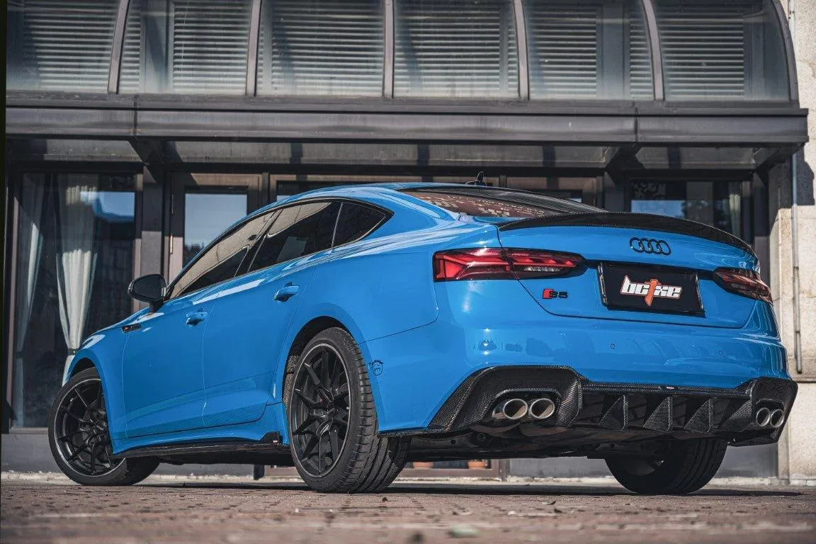 BCTXE Tuning V1 Side Skirts for Audi S5 A5 B9.5 2020-ON Pre-preg Carbon Fiber