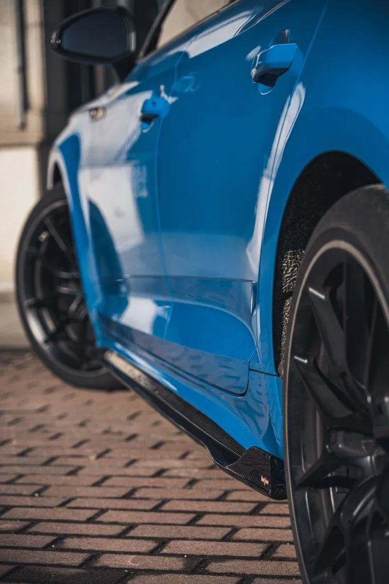 BCTXE Tuning V1 Side Skirts for Audi S5 A5 B9.5 2020-ON Pre-preg Carbon Fiber