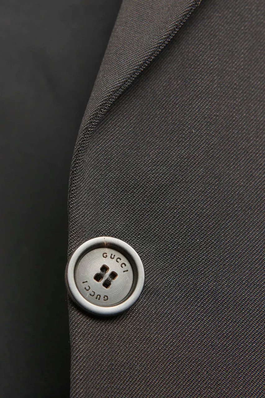 Black Wool Preowned Blazer Jacket
