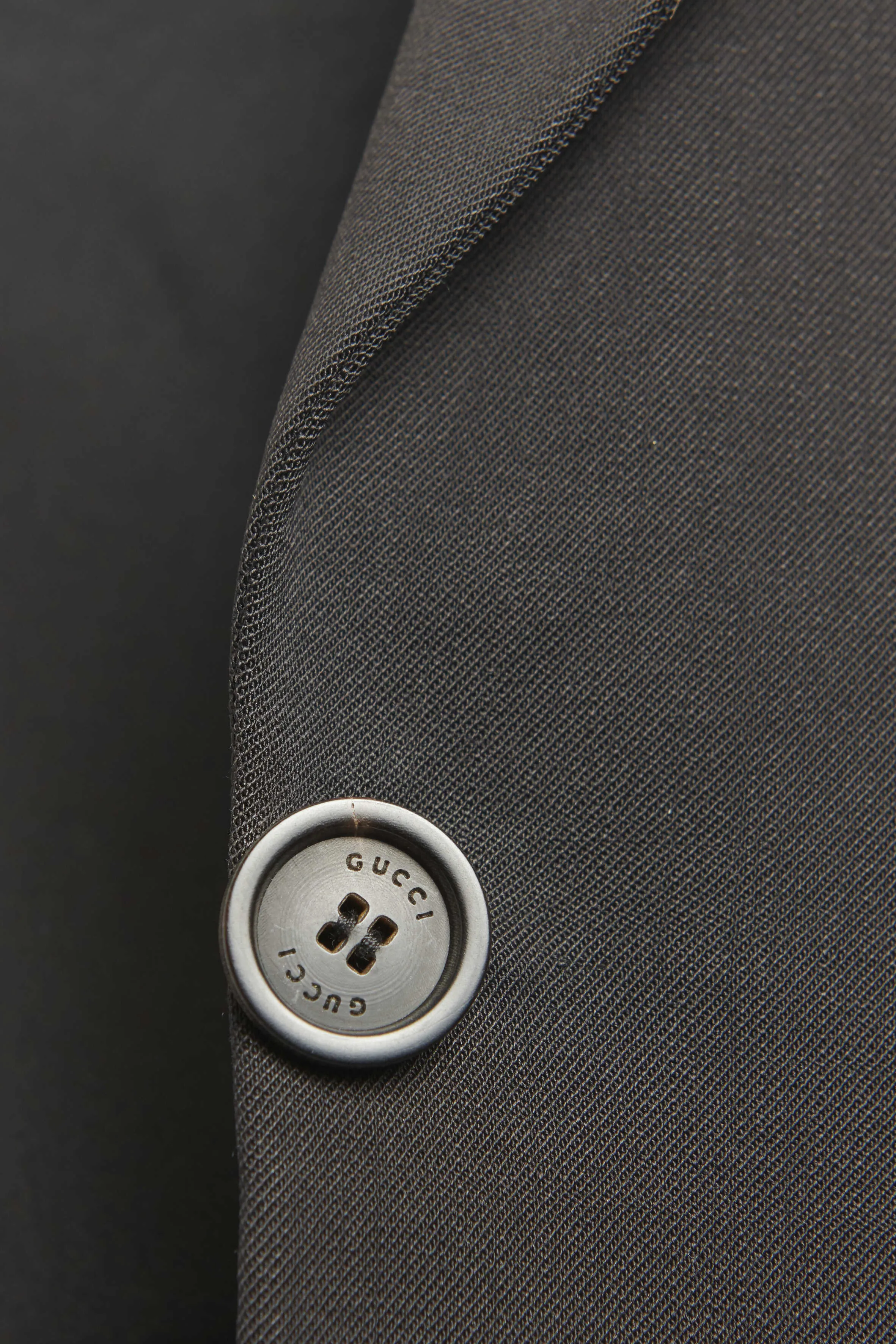 Black Wool Preowned Blazer Jacket