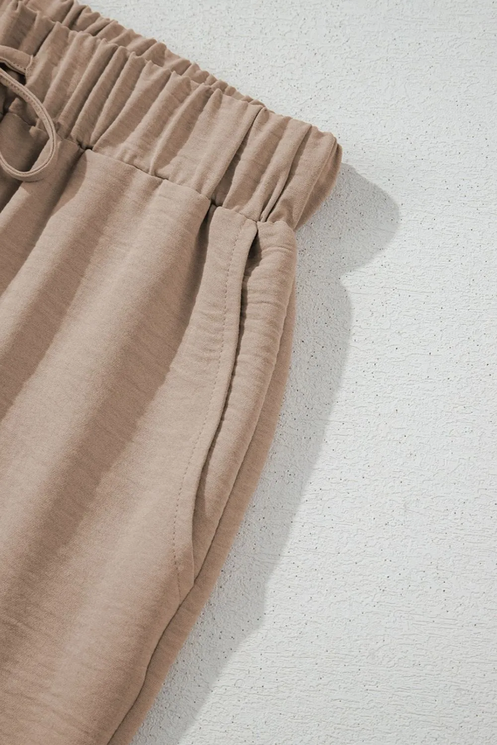 Button Down Vest & Drawstring Pants Set
