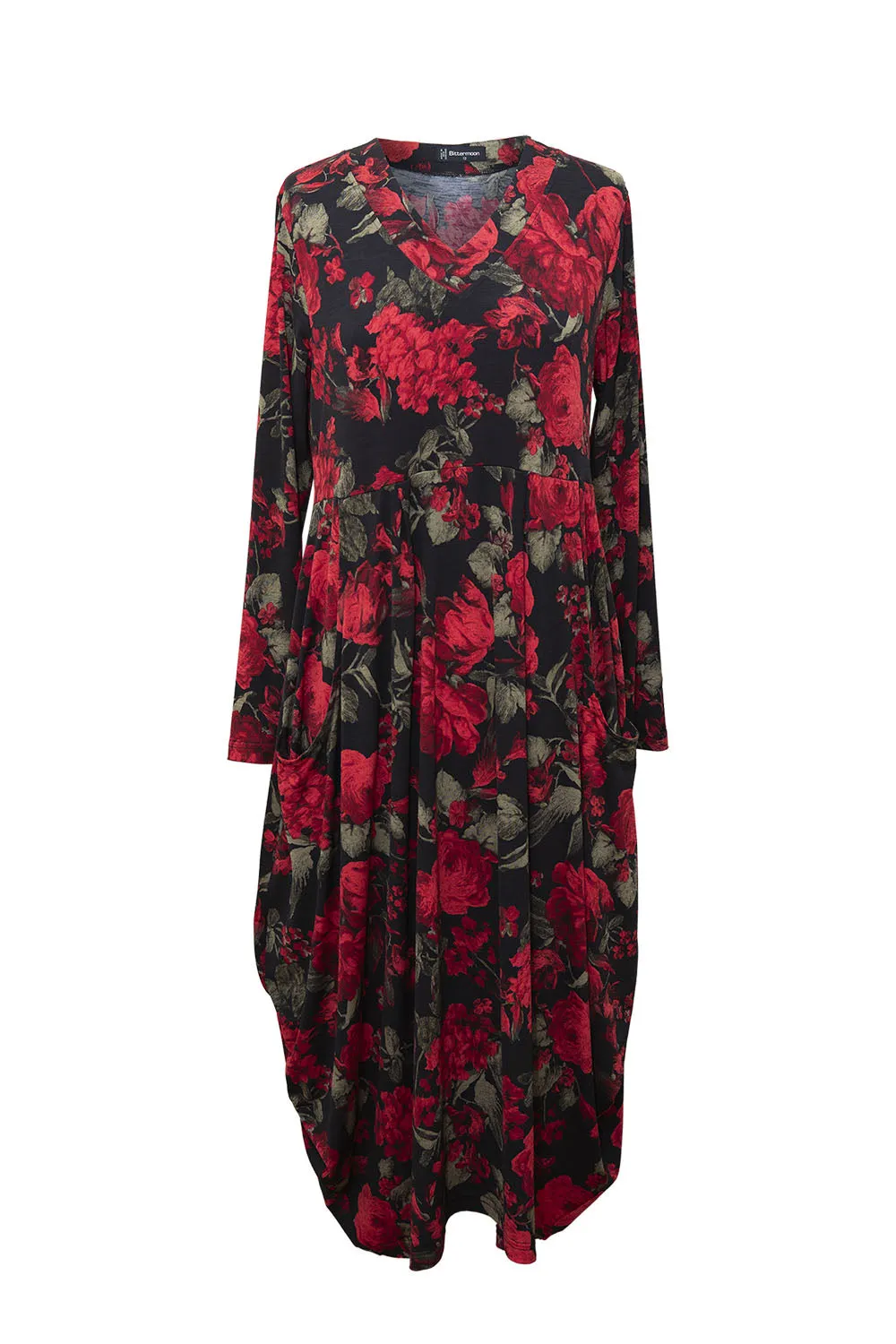 Carly Dress - D1600 - Red Rose