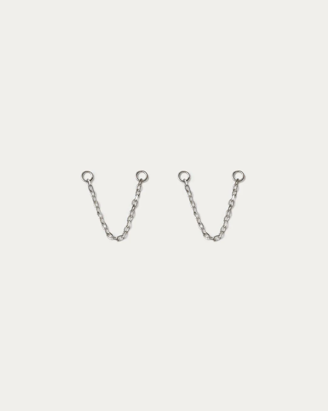 Chain Ear Jackets (Small) - Silver