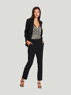 Chic High-Waist Straight-Leg Pants | Premium Fabric Blend | Effortlessly Stylish for Work & Evening Wear | One Posh Closet
