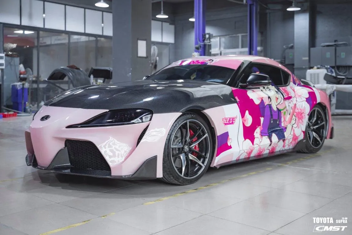 CMST Tuning FT1 Conversion Kit Side Skirts for Toyota GR Supra A90 A91 Carbon Fiber / FRP