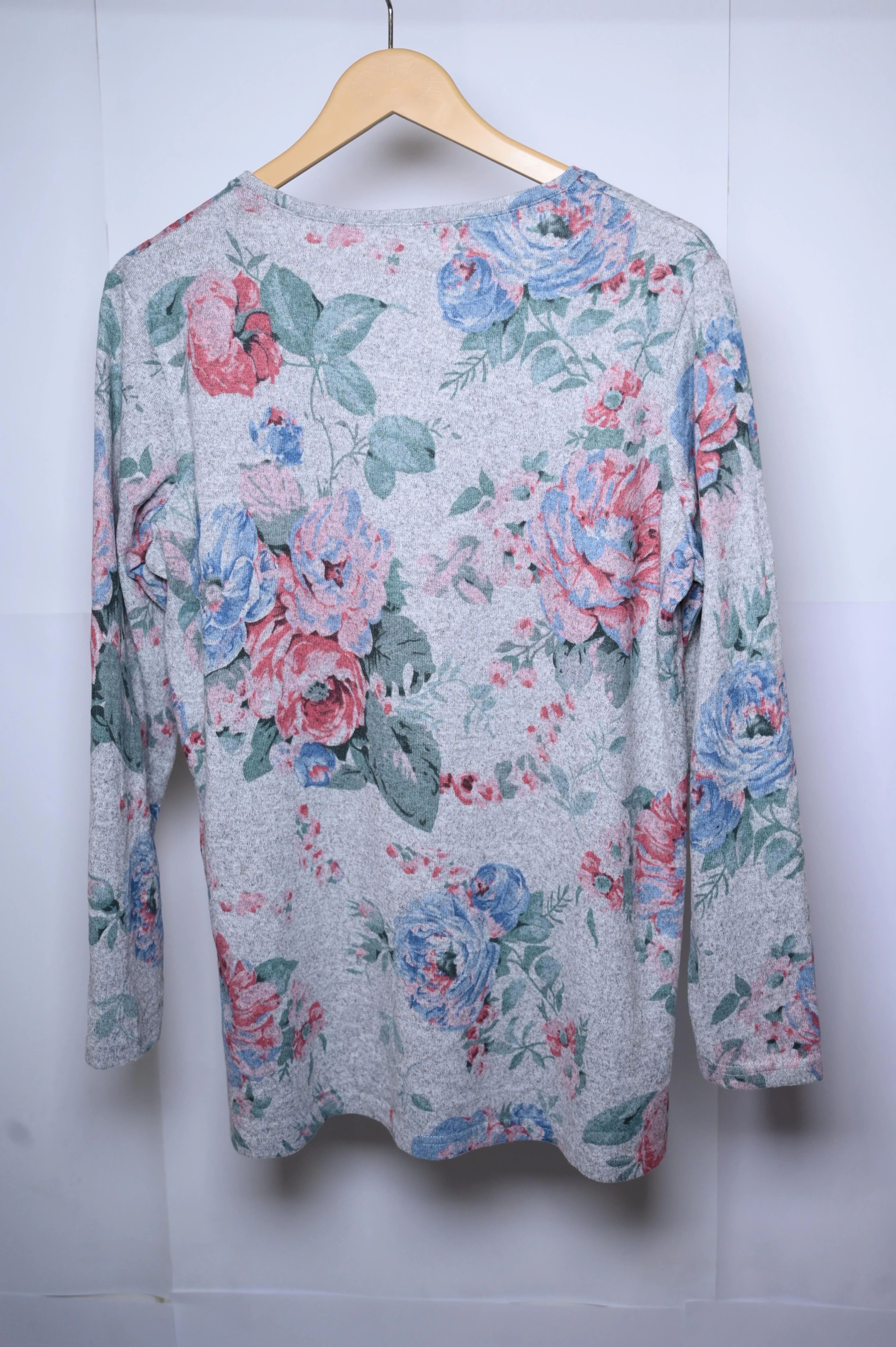 Damart Grey Winter Blouse