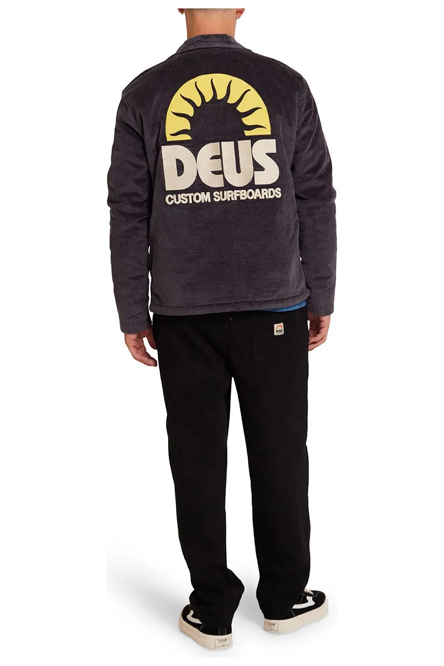 Deus Stokes Coach Jacket in Anthracite