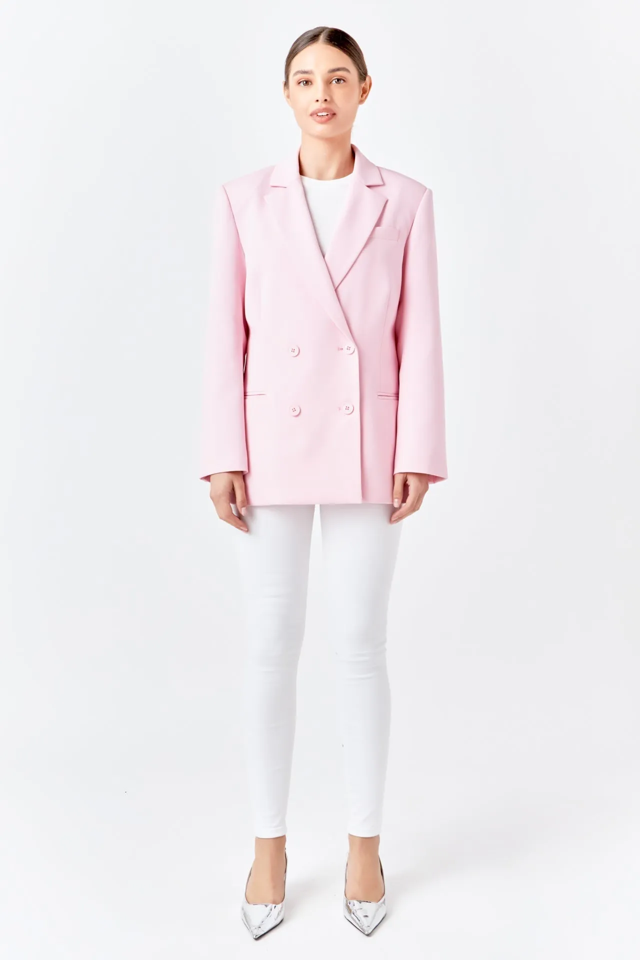 Double Breast Basic Blazer