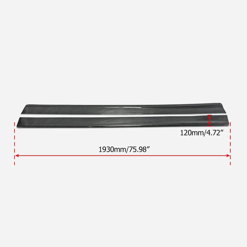 EPR USA EPA Side Skirts for Honda Civic Type-R FK8 2017-2021 Carbon Fiber/FRP