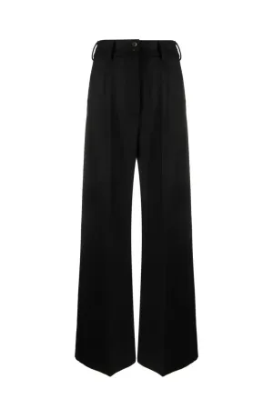 Etro Wool Palazzo Pants - Black