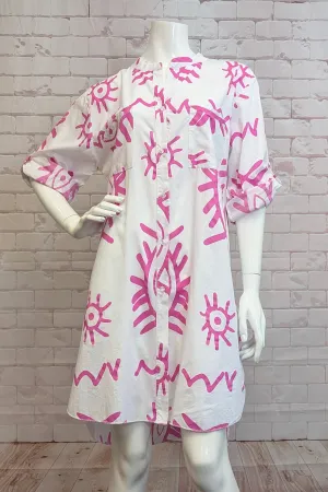 FIN & FLARE MOTIF TUNIC BLOUSE