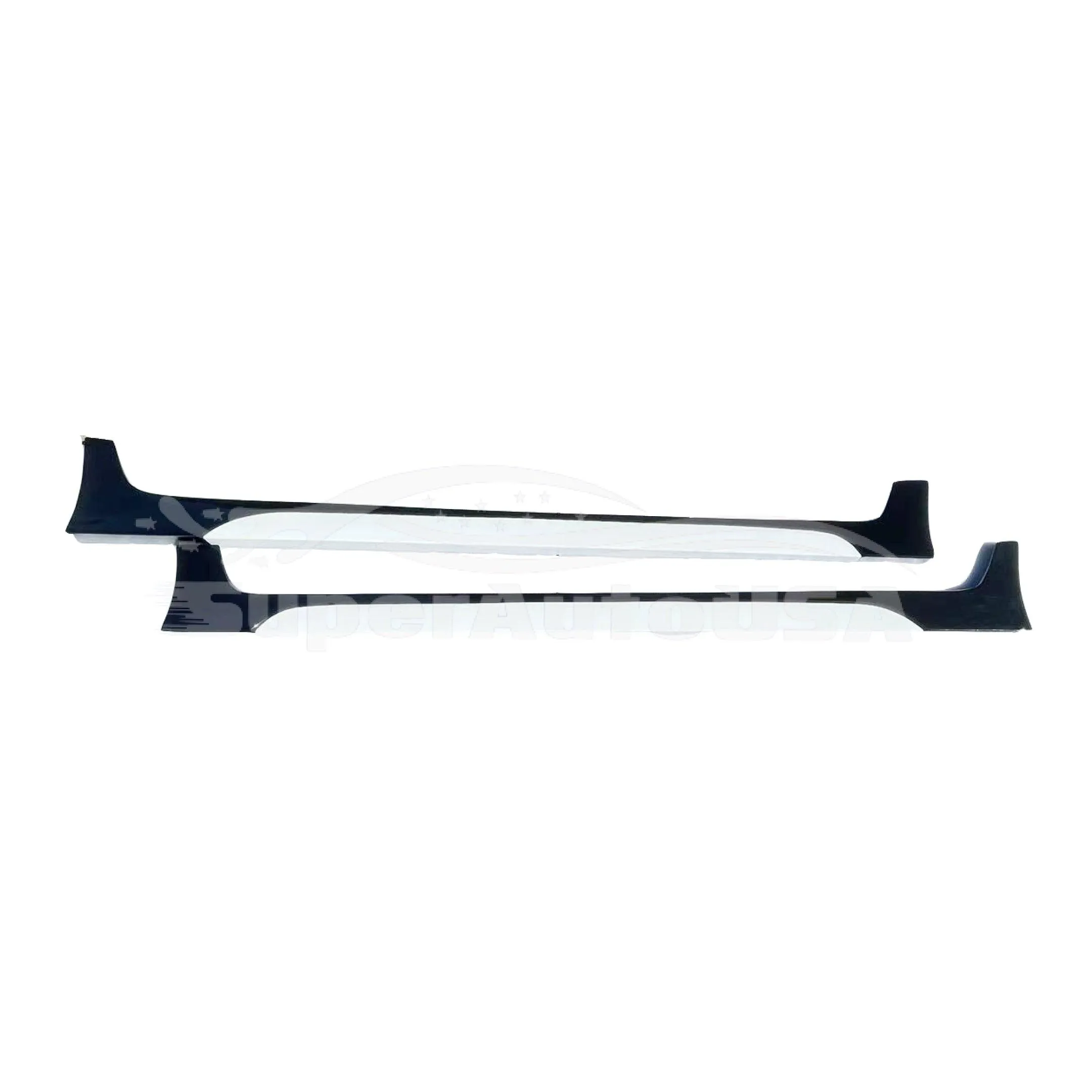 Fit 2014-2019 Toyota Corolla TRD PRO Style JDM Side Body Skirts (Glossy Black & White)