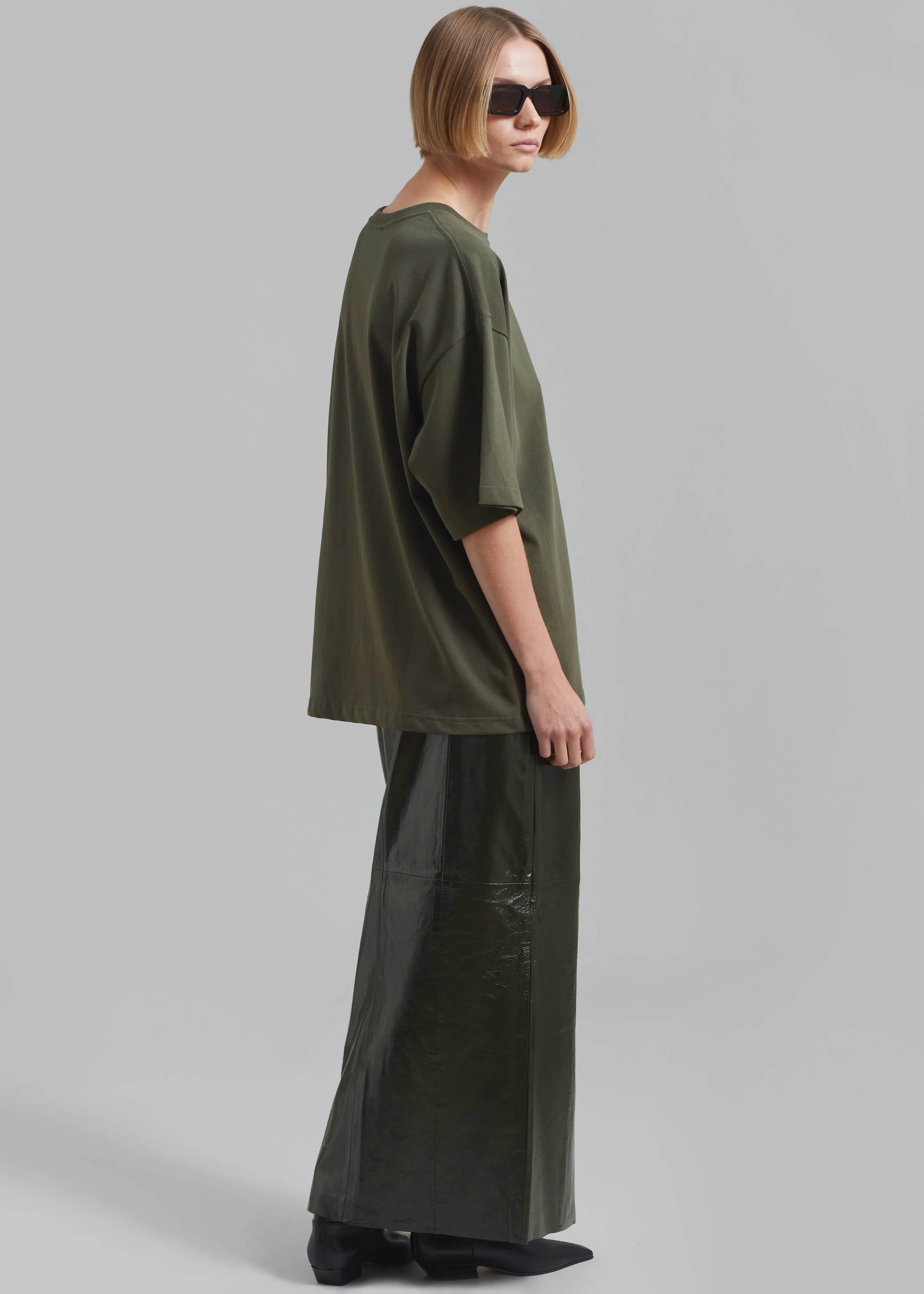 Gestuz Idana GZ HW Skirt - Deep Green