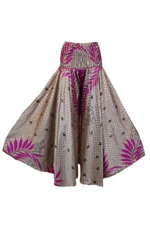 Handmade Coral Pink Boho Floral Palazzo Pants – Breezy, Chic & Timeless SM