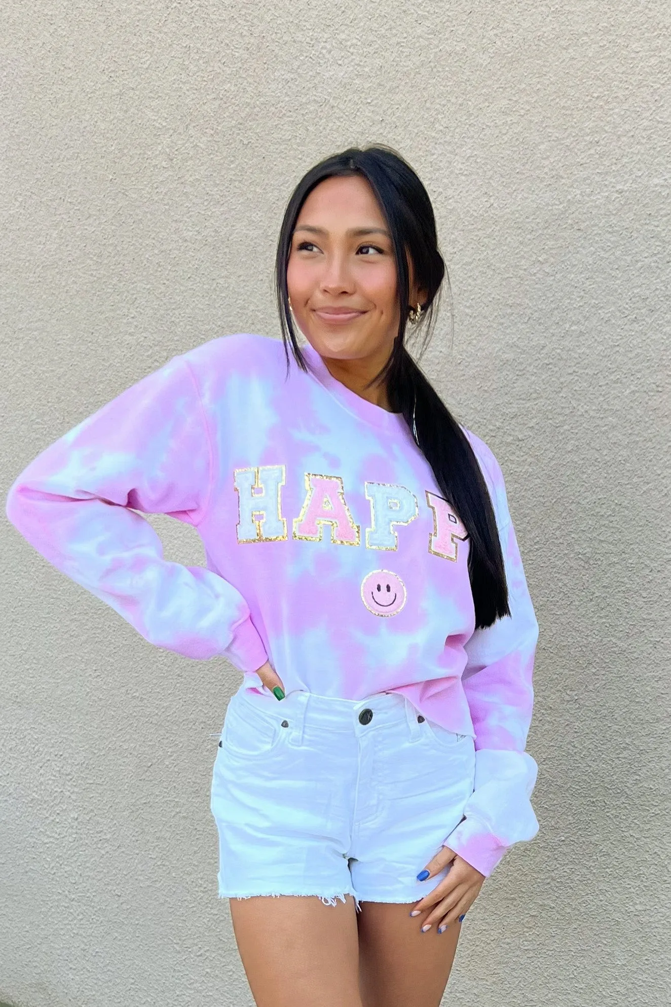 Happy Gal Crew Neck