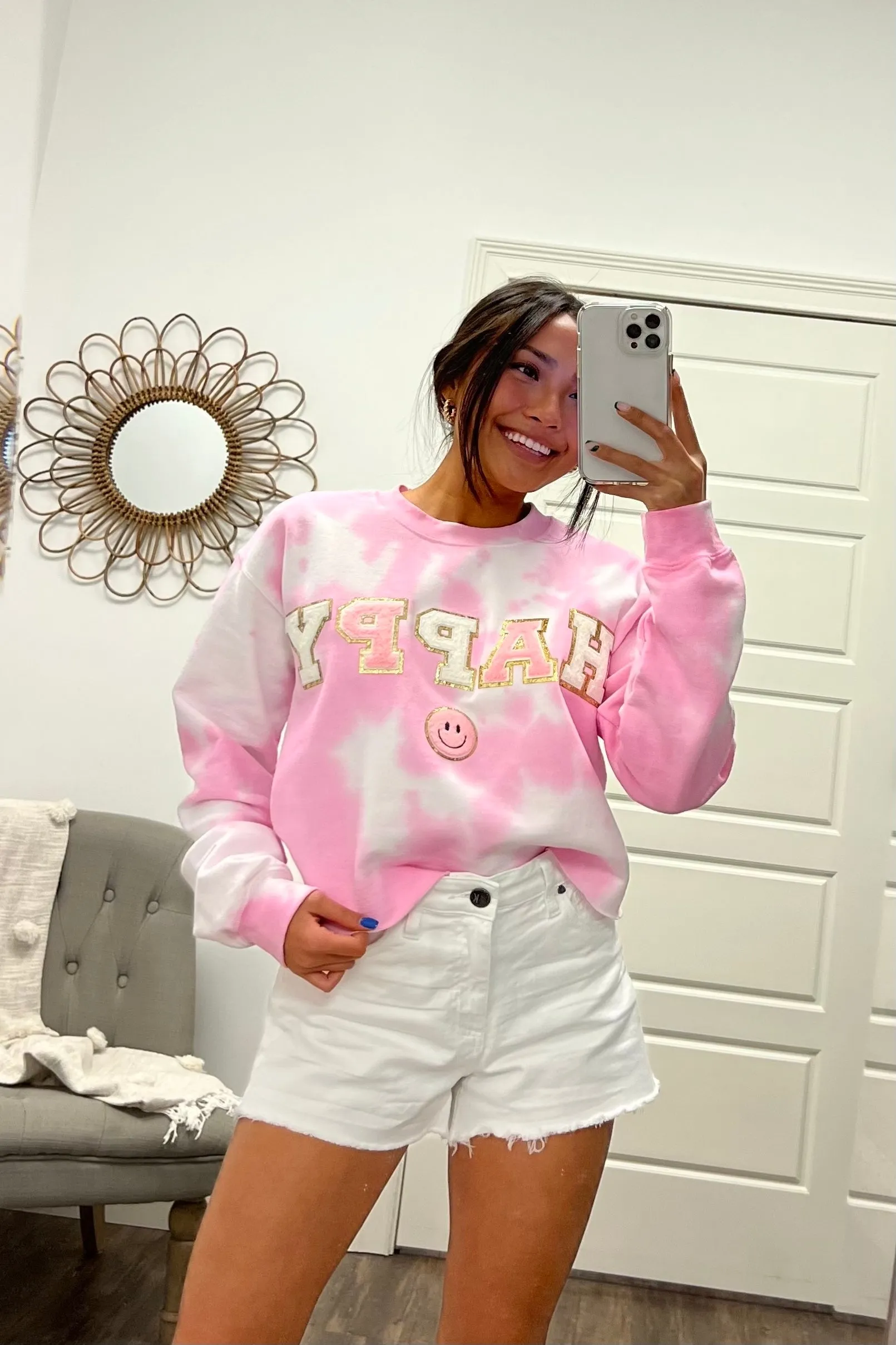 Happy Gal Crew Neck
