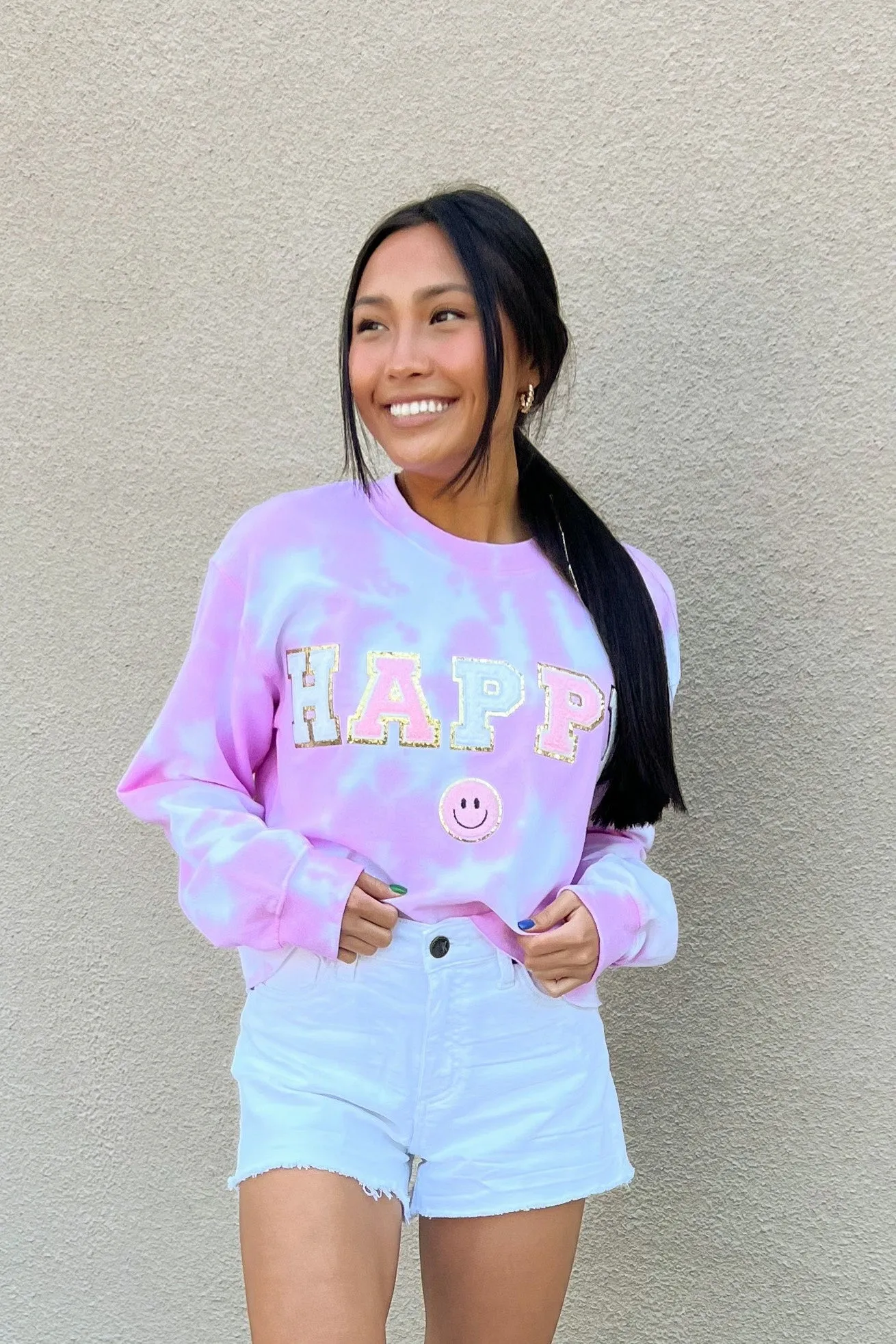 Happy Gal Crew Neck