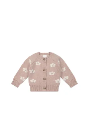 Harper Cardigan - Frankie Knit Rose