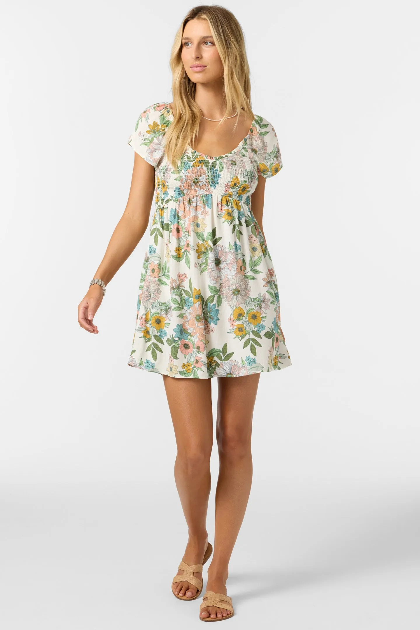 HAYZEL FLORAL MINI DRESS