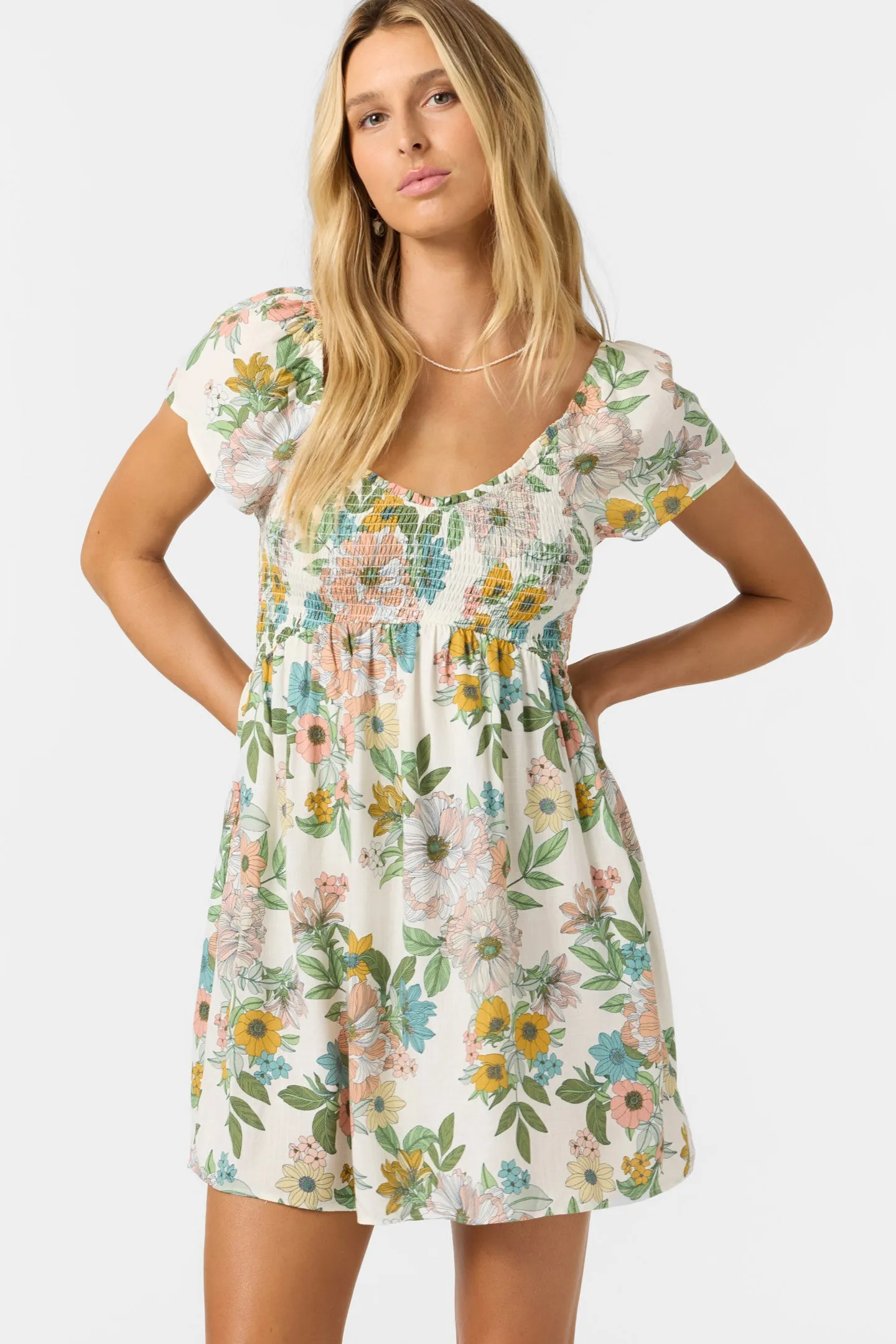 HAYZEL FLORAL MINI DRESS
