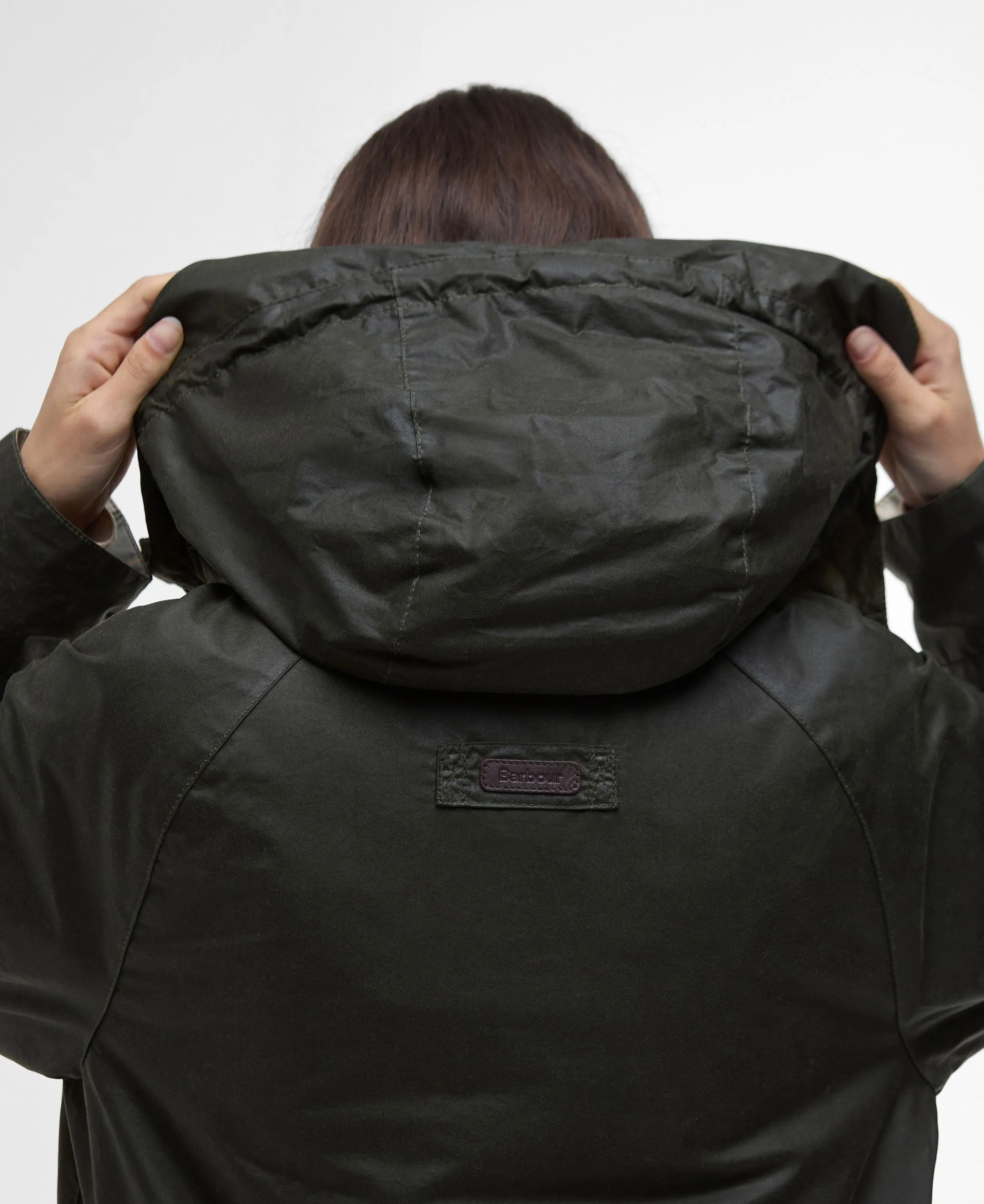 Hollies Wax Jacket - Archive Olive/Ancient Tartan