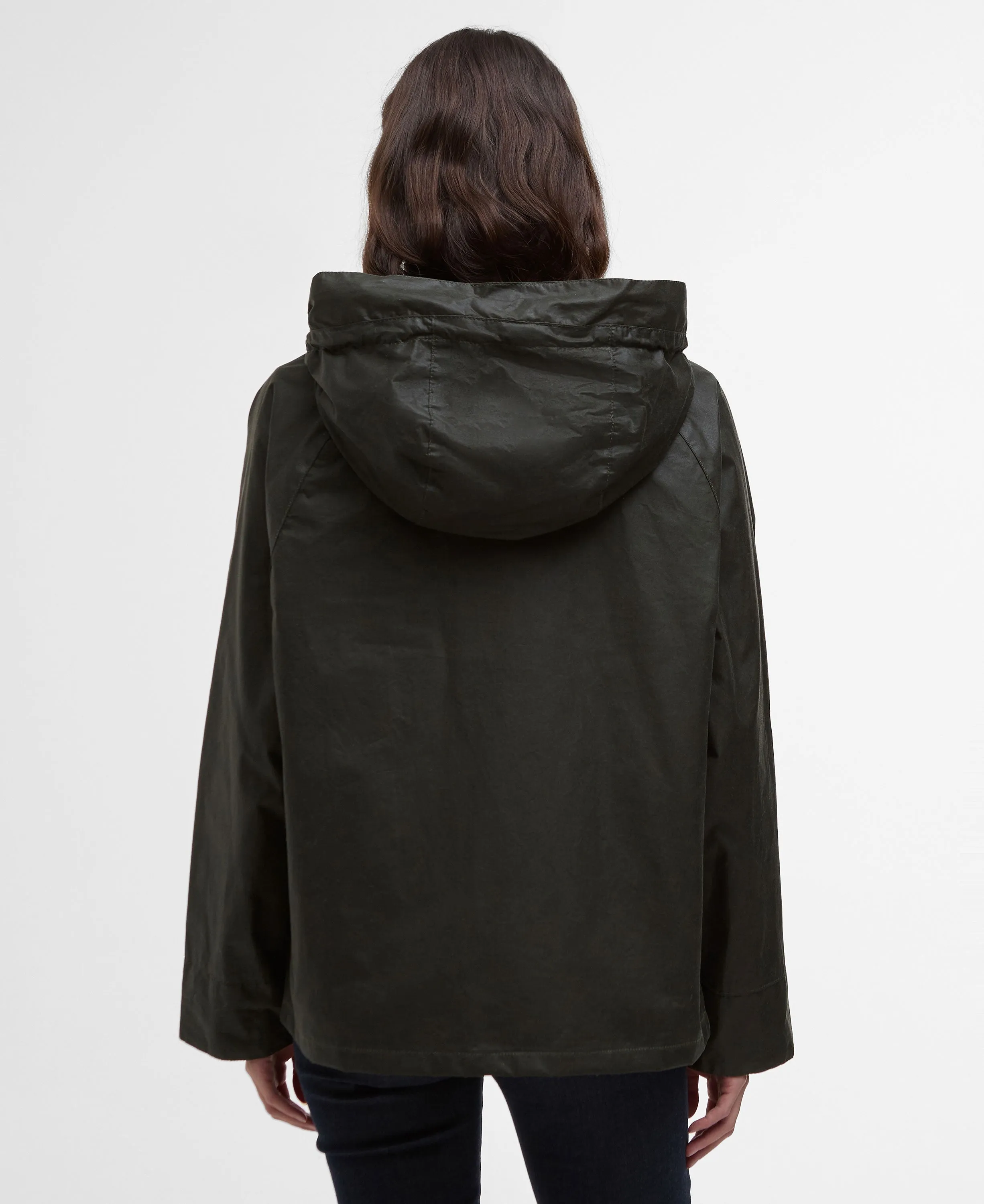 Hollies Wax Jacket - Archive Olive/Ancient Tartan