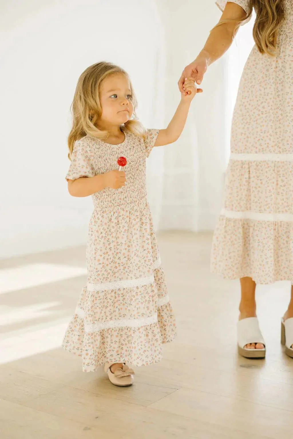 Isla Dress in Light Blush