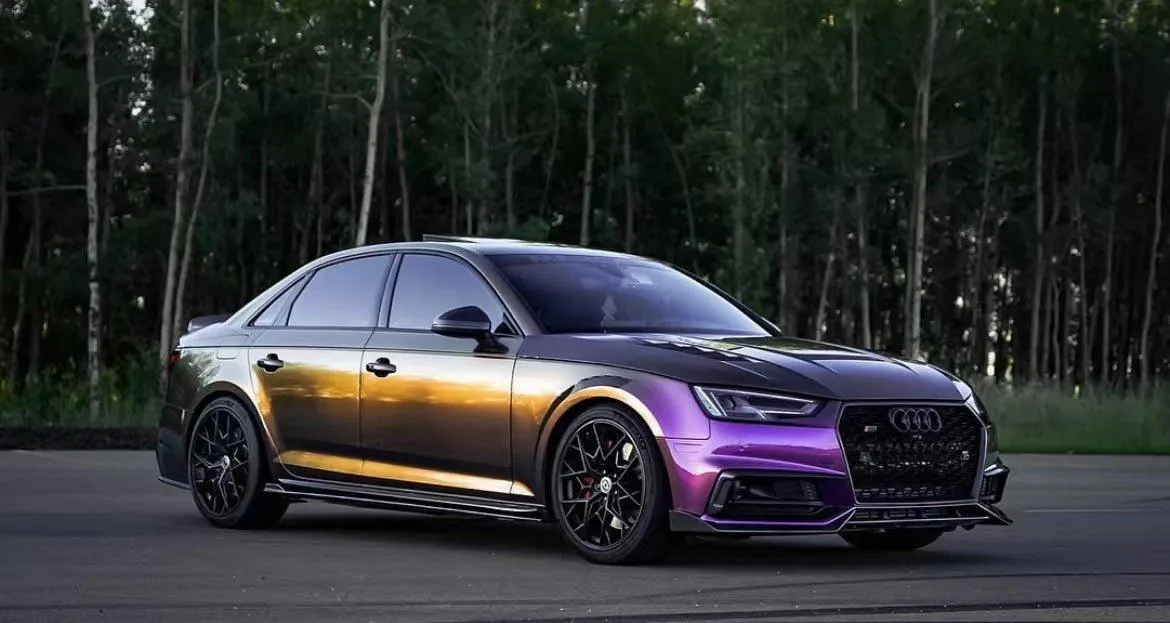 Karbel Carbon Side Skirts & Upper Side Skirt Trim for Audi S4 & A4 S Line B9/B9.5 Carbon Fiber