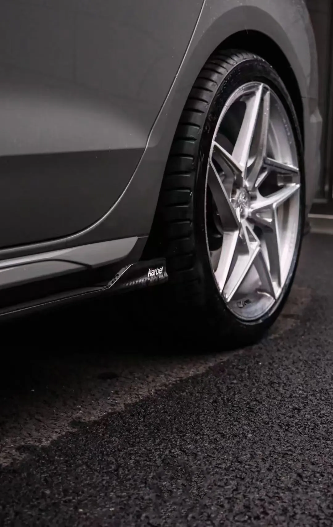 Karbel Carbon Side Skirts & Upper Side Skirt Trim for Audi S4 & A4 S Line B9/B9.5 Carbon Fiber