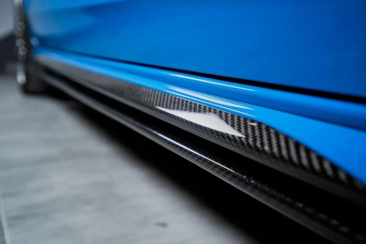 Karbel Carbon Side Skirts & Upper Side Skirt Trim for Audi S4 & A4 S Line B9/B9.5 Carbon Fiber
