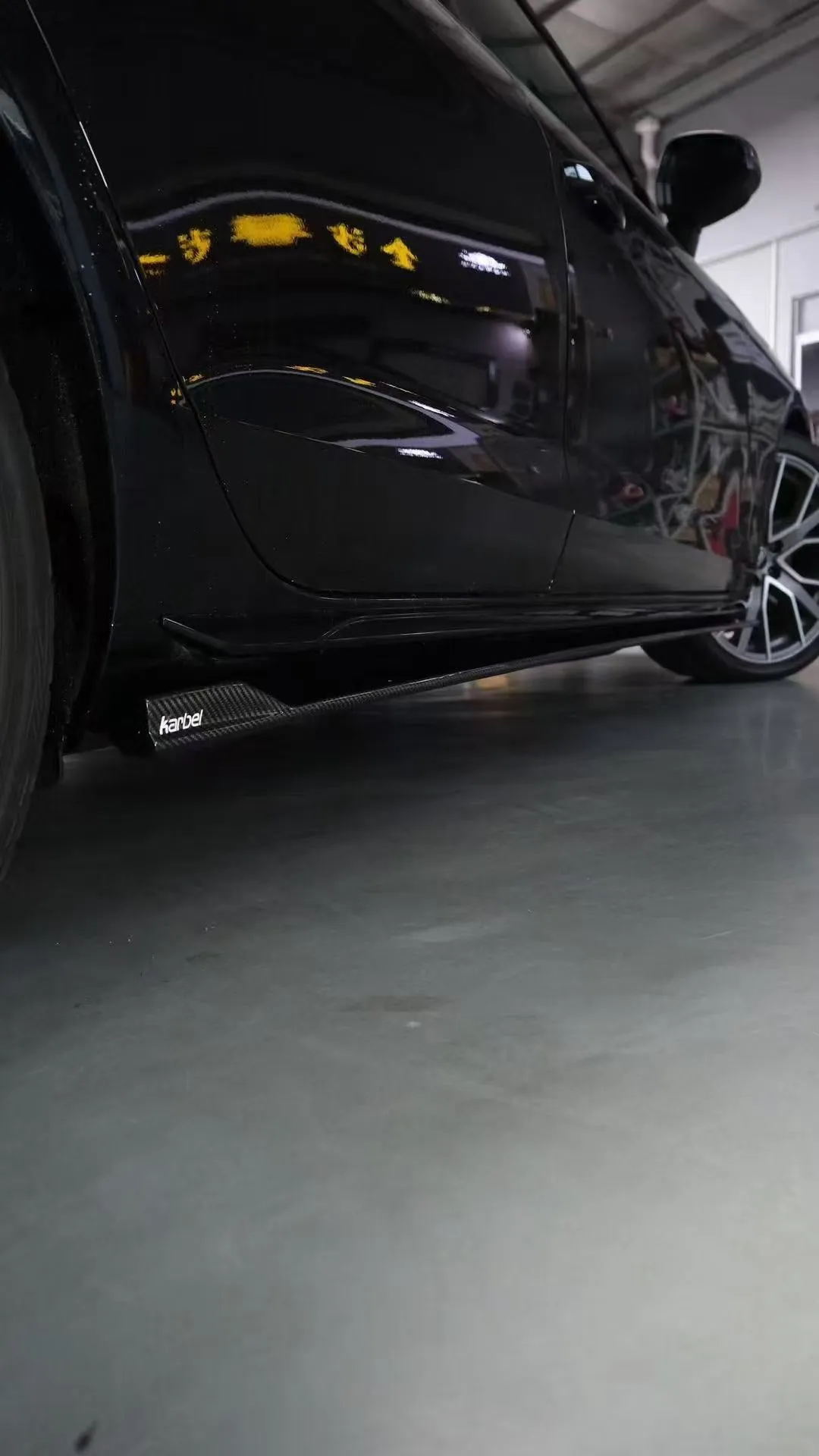 Karbel Carbon Side Skirts & Upper Side Skirt Trim for Audi S4 & A4 S Line B9/B9.5 Carbon Fiber