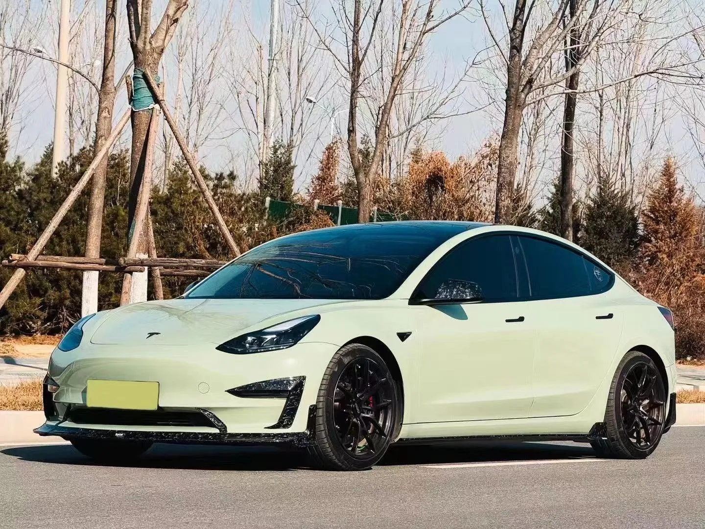 Karbel Carbon Side Skirts for Tesla Model 3 / Performance Pre-preg Carbon Fiber
