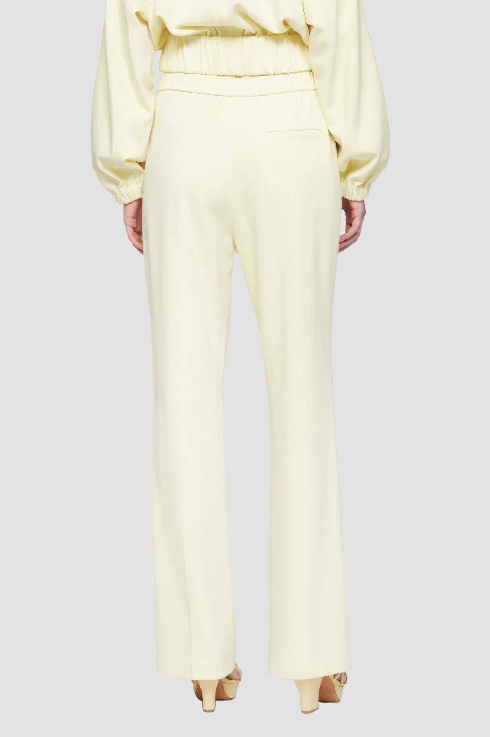 Knit Twill Drawstring Track Pant