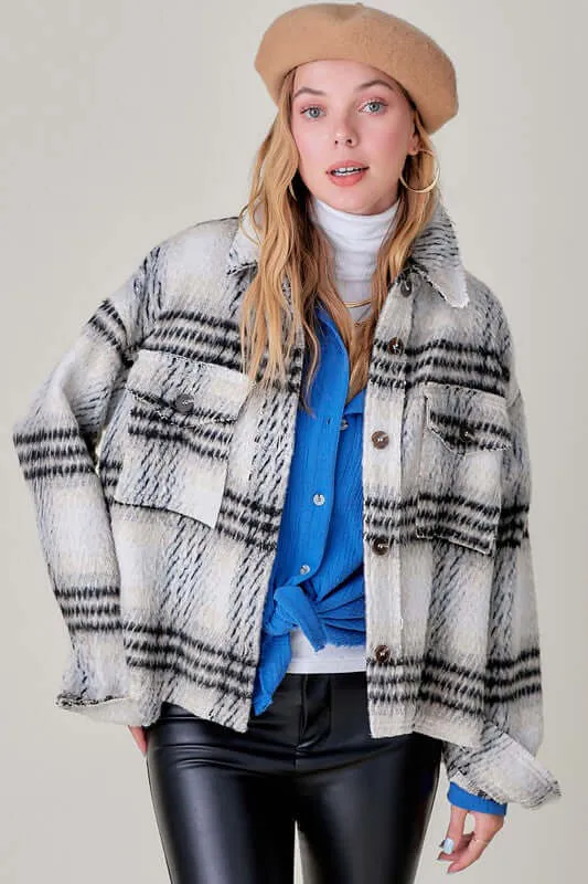 Madelyn Plaid Shacket Jacket