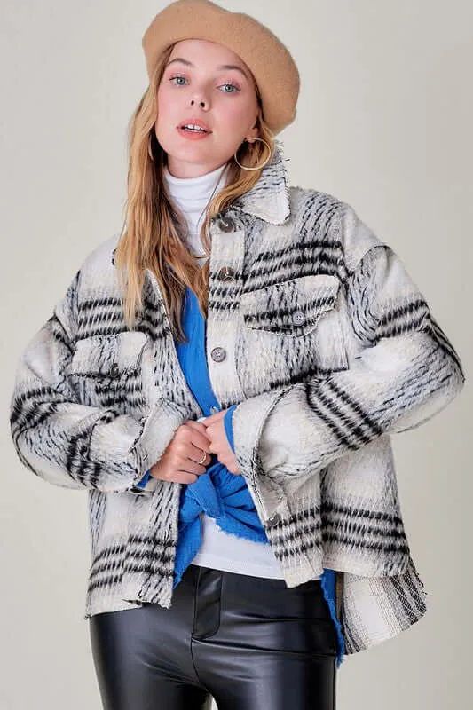 Madelyn Plaid Shacket Jacket