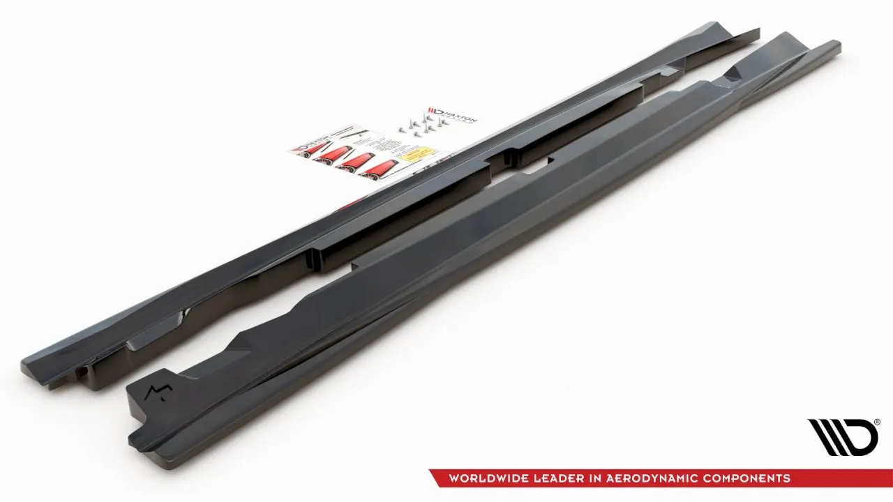 Maxton Design - SIDE SKIRTS DIFFUSERS MERCEDES AMG GT 53 4-DOOR COUPE (2018-)