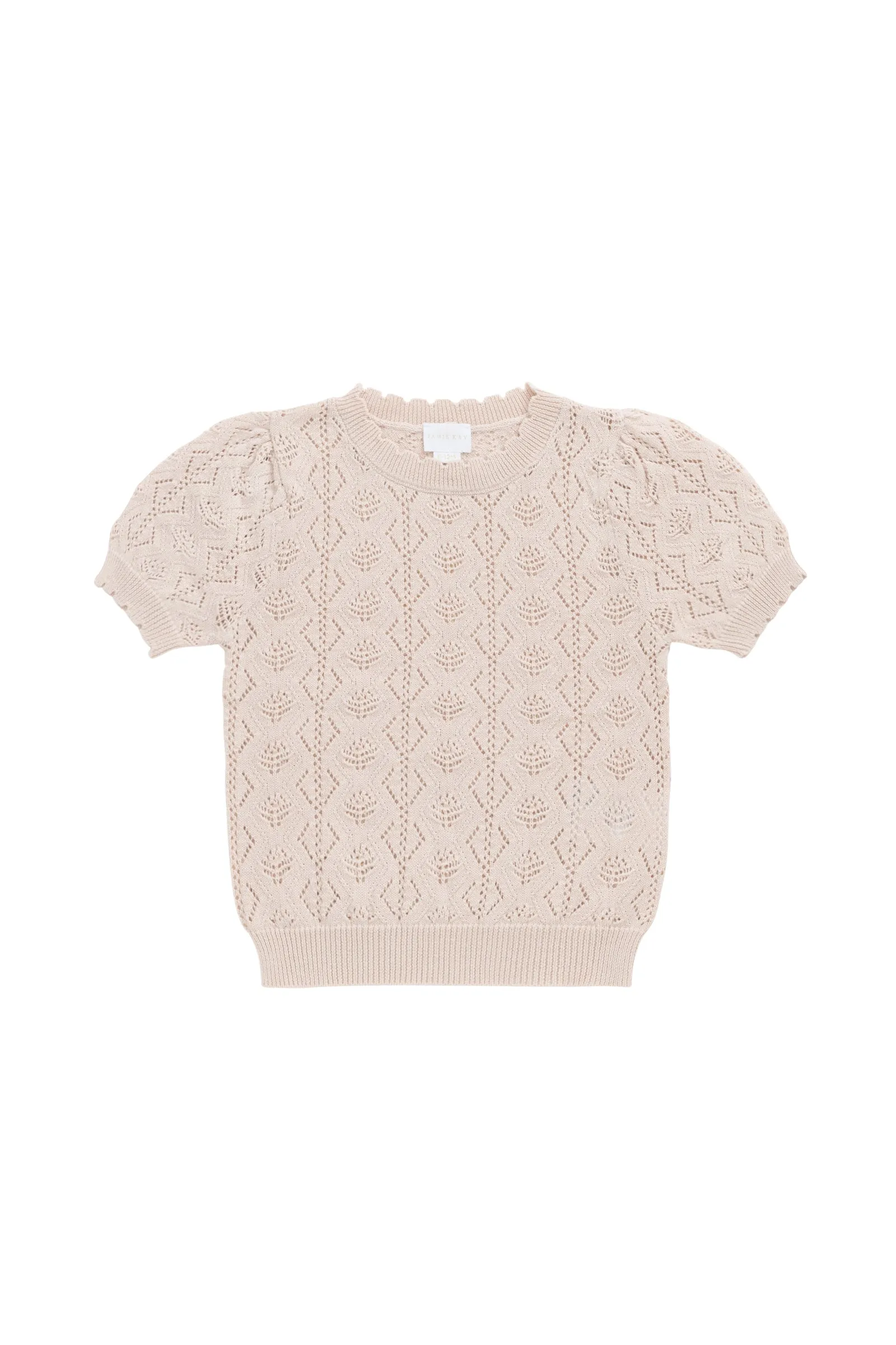 Mila Knitted Top - Dainty Pink