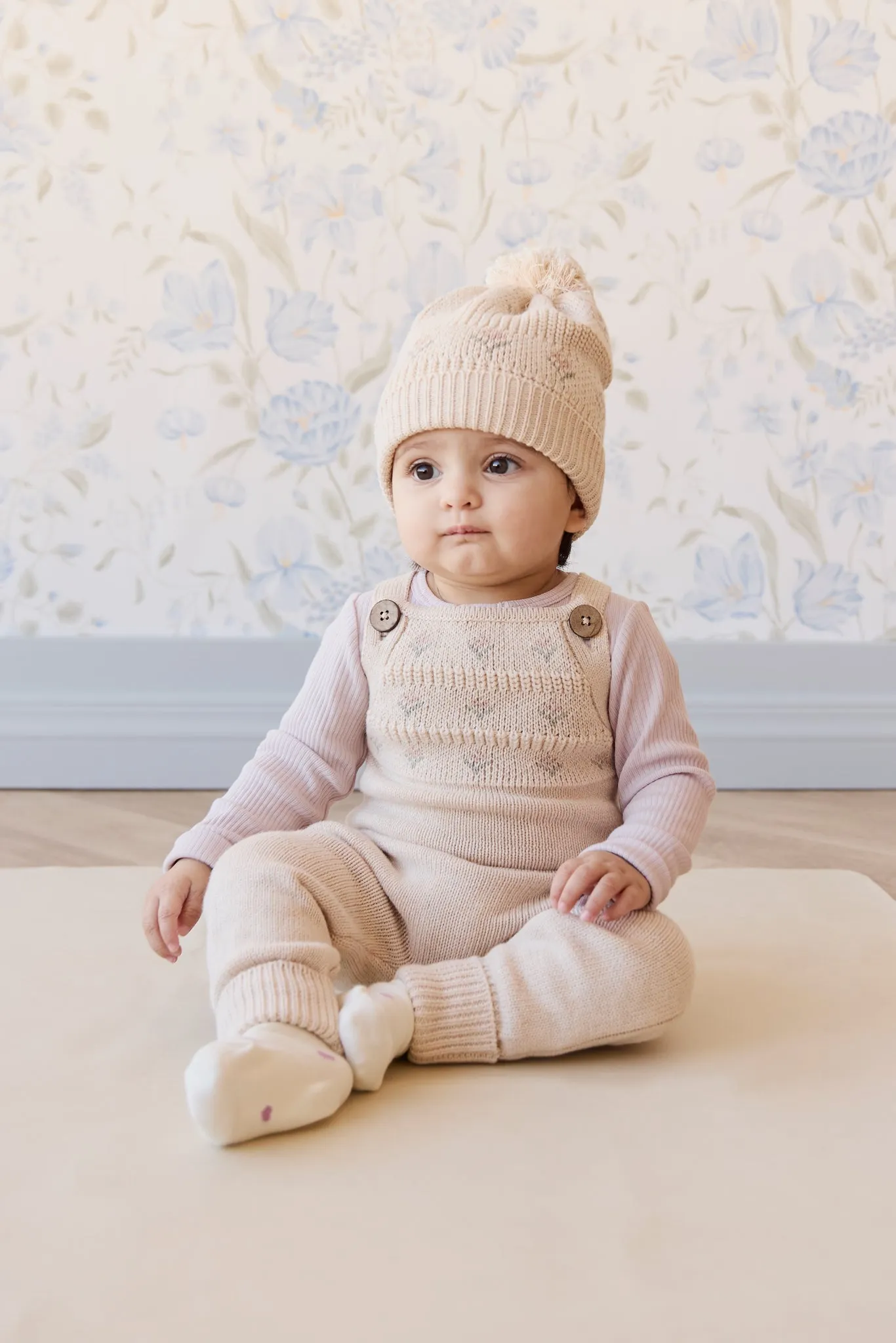 Miranda Playsuit - Miranda Light Oatmeal Marle