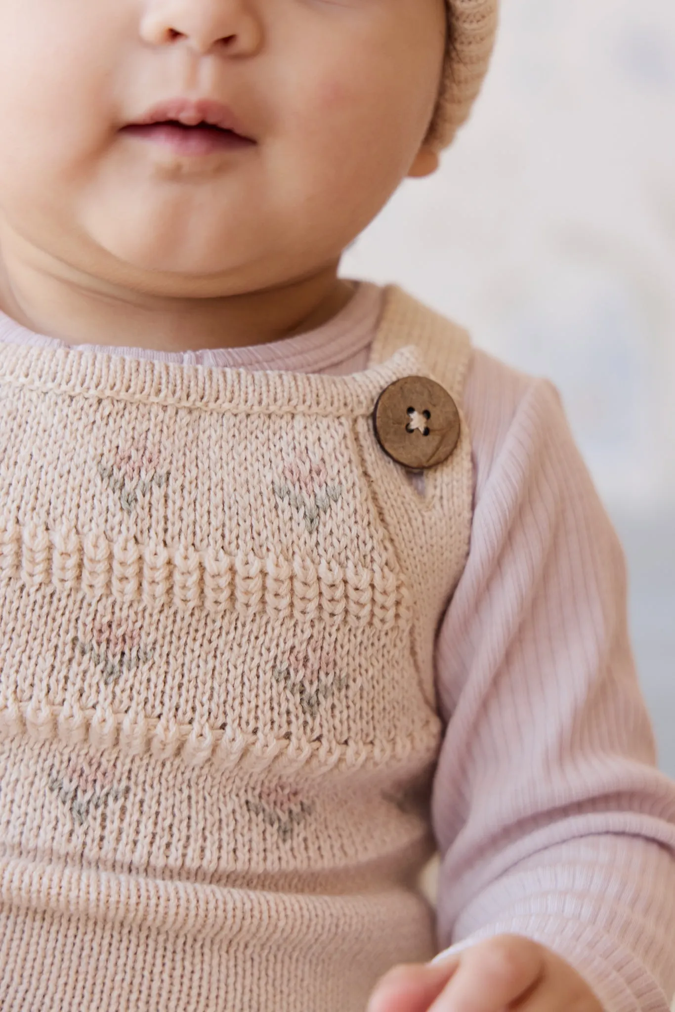 Miranda Playsuit - Miranda Light Oatmeal Marle