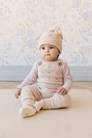 Miranda Playsuit - Miranda Light Oatmeal Marle