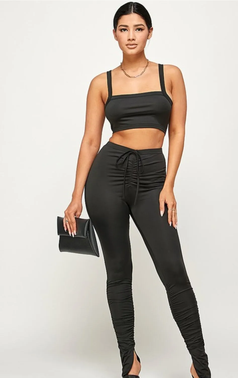Nollie Crop top and pants set